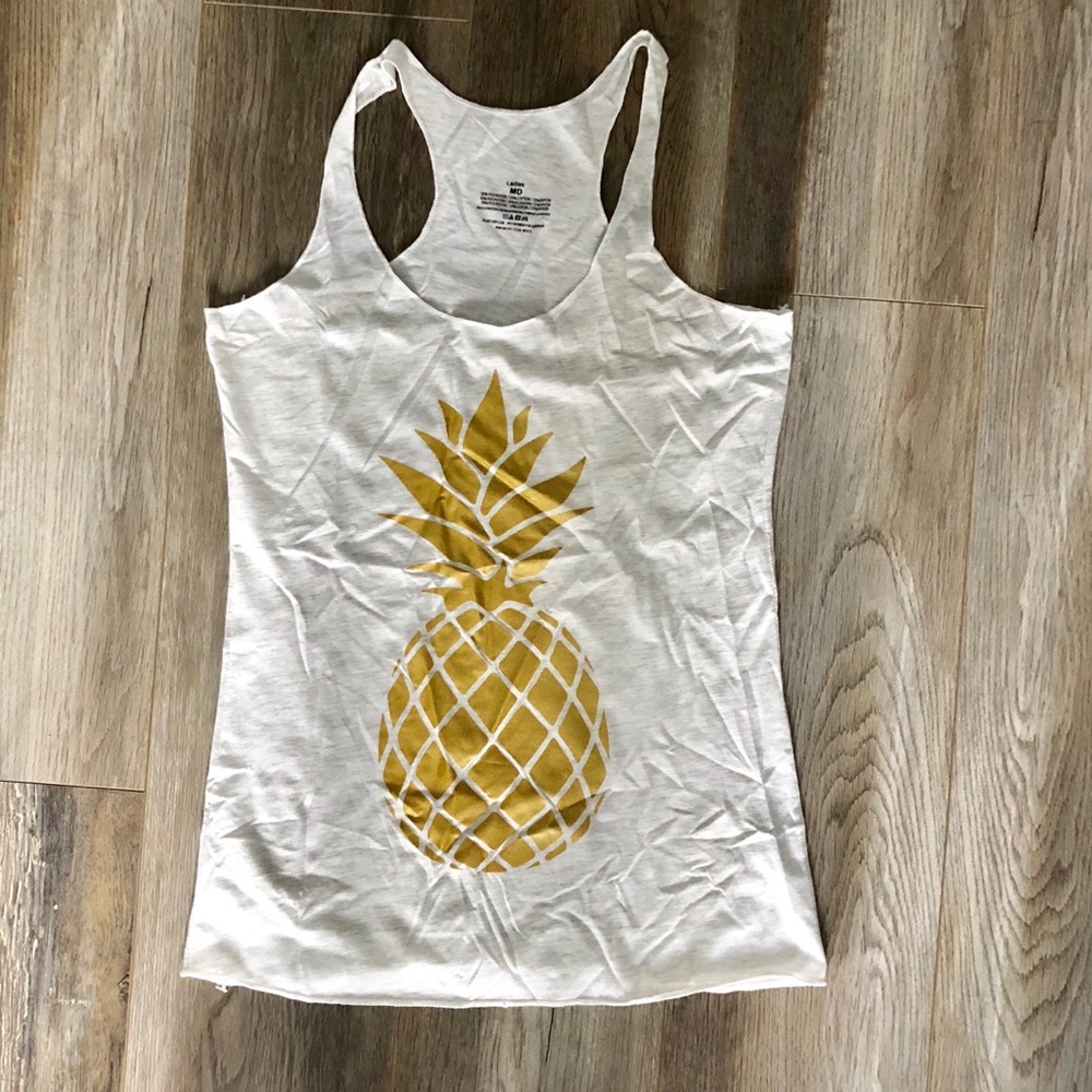 NWOT pineapple tank top